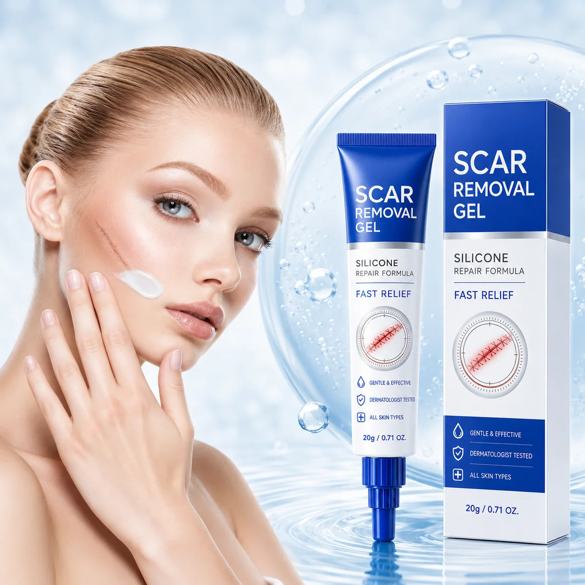 Buy 2 Get 1 Free 🔥Advanced Silicone Scar & Wrinkle Smoothing Gel
